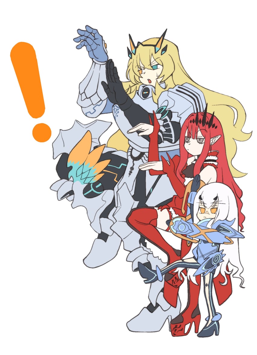 baobhan sith, melusine, and barghest (fate and 1 more) drawn by yifan-zeng