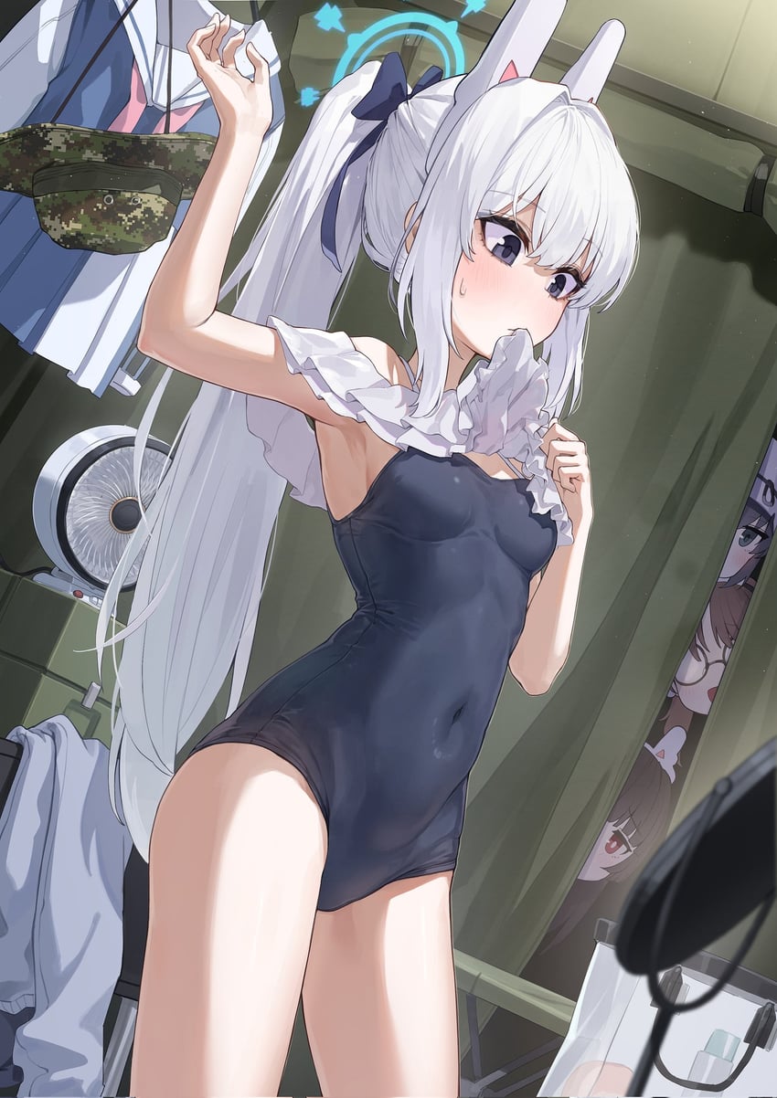 miyu, miyako, saki, and moe (blue archive) drawn by kokukyukeo