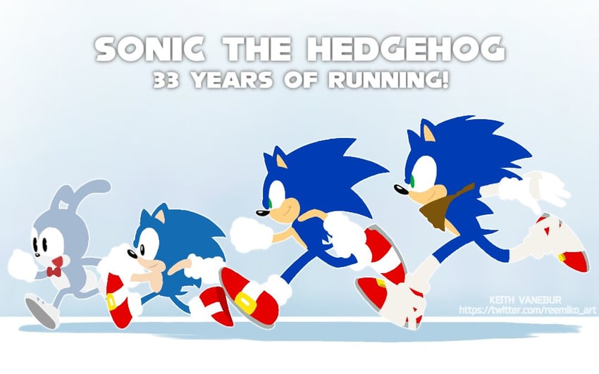 sonic the hedgehog (sonic) drawn by artwithmiko