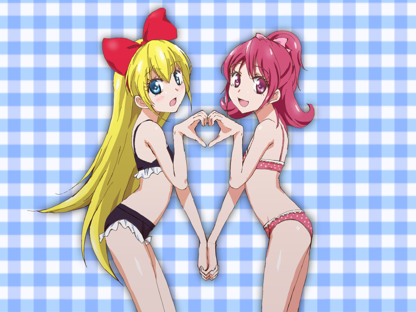 aida mana and regina (precure and 1 more) drawn by kinfuji