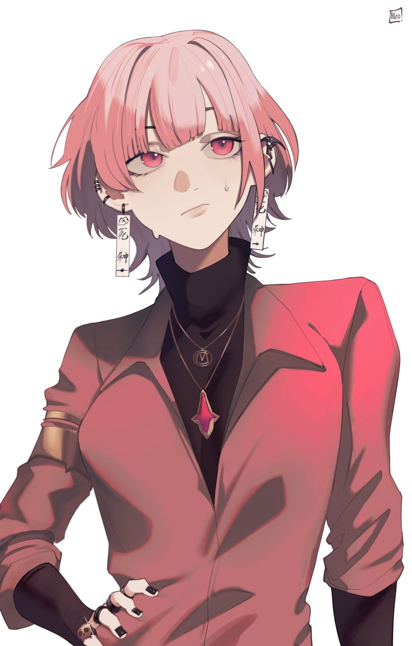 mori calliope (hololive and 1 more) drawn by ninochuu