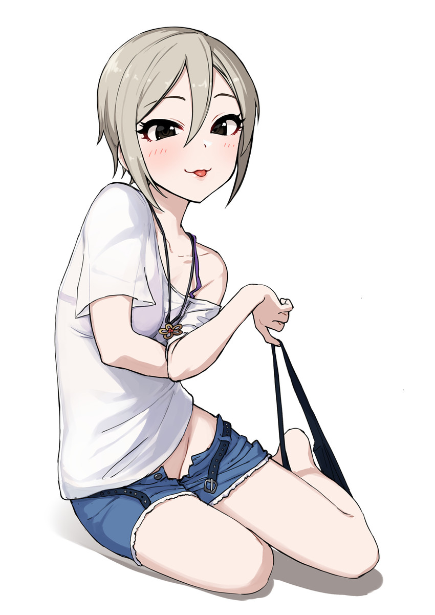 shiomi syuko (idolmaster and 1 more) drawn by omaru_gyuunyuu