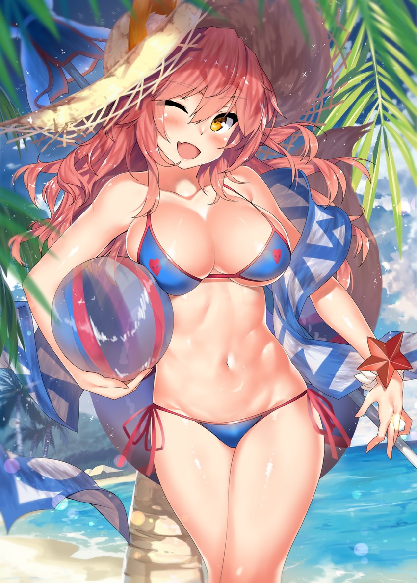 tamamo and tamamo no mae (fate and 1 more) drawn by kawai_(purplrpouni)