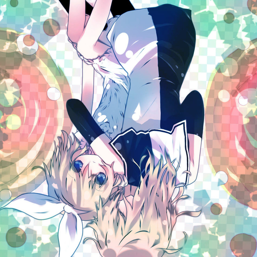 kagamine rin (vocaloid and 1 more) drawn by saya_(sayaya)
