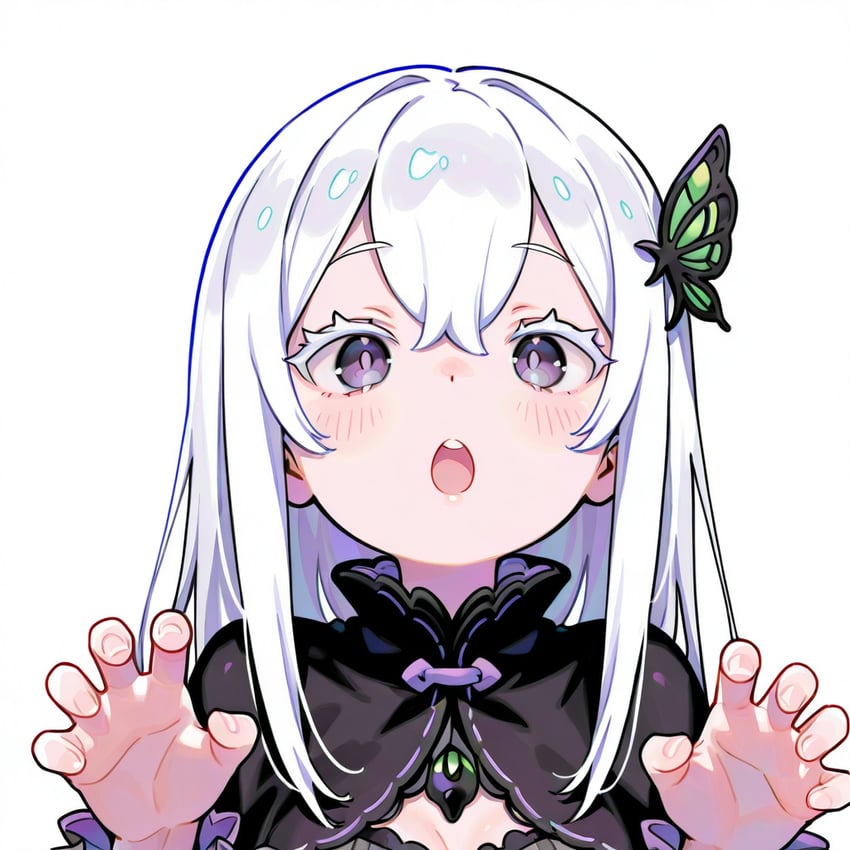 echidna (re:zero kara hajimeru isekai seikatsu) drawn by moellmo