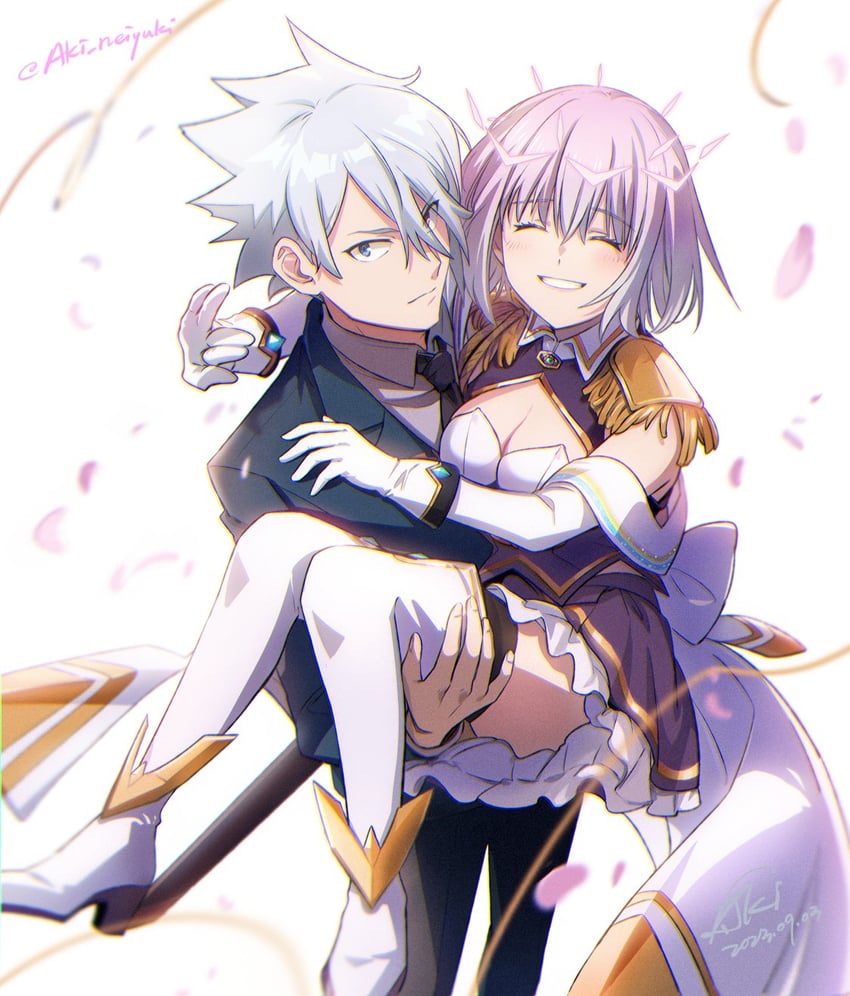 shinjou akane and anti (gridman universe) drawn by aki_(neyuki41028)