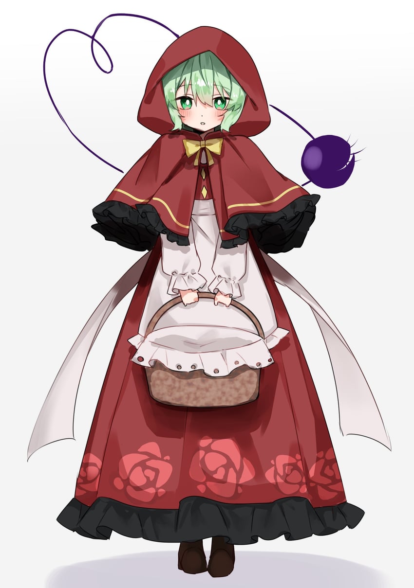 komeiji koishi and little red riding hood (touhou and 1 more) drawn by nekomarurio
