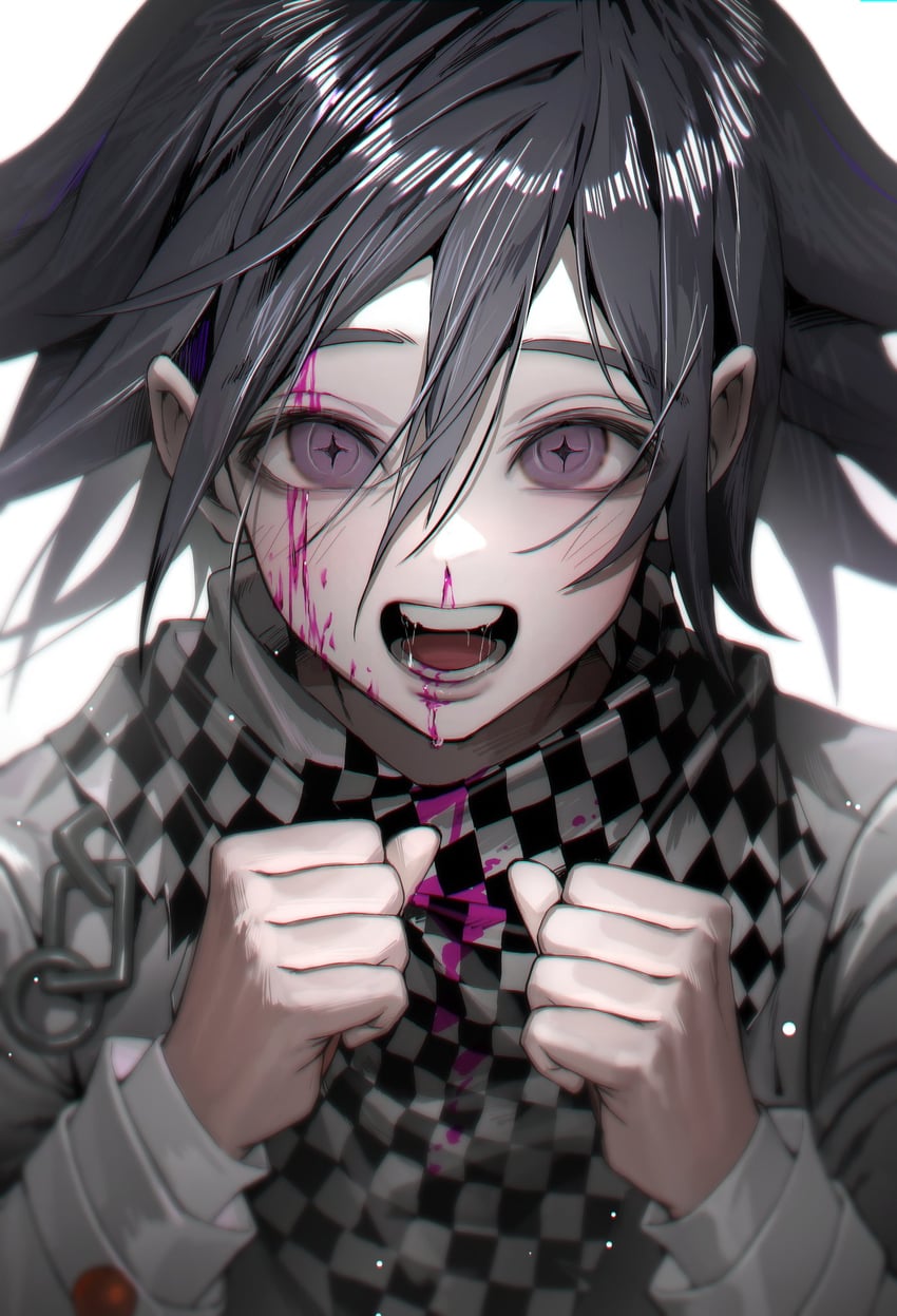oma kokichi (danganronpa and 1 more) drawn by ssxssss_848