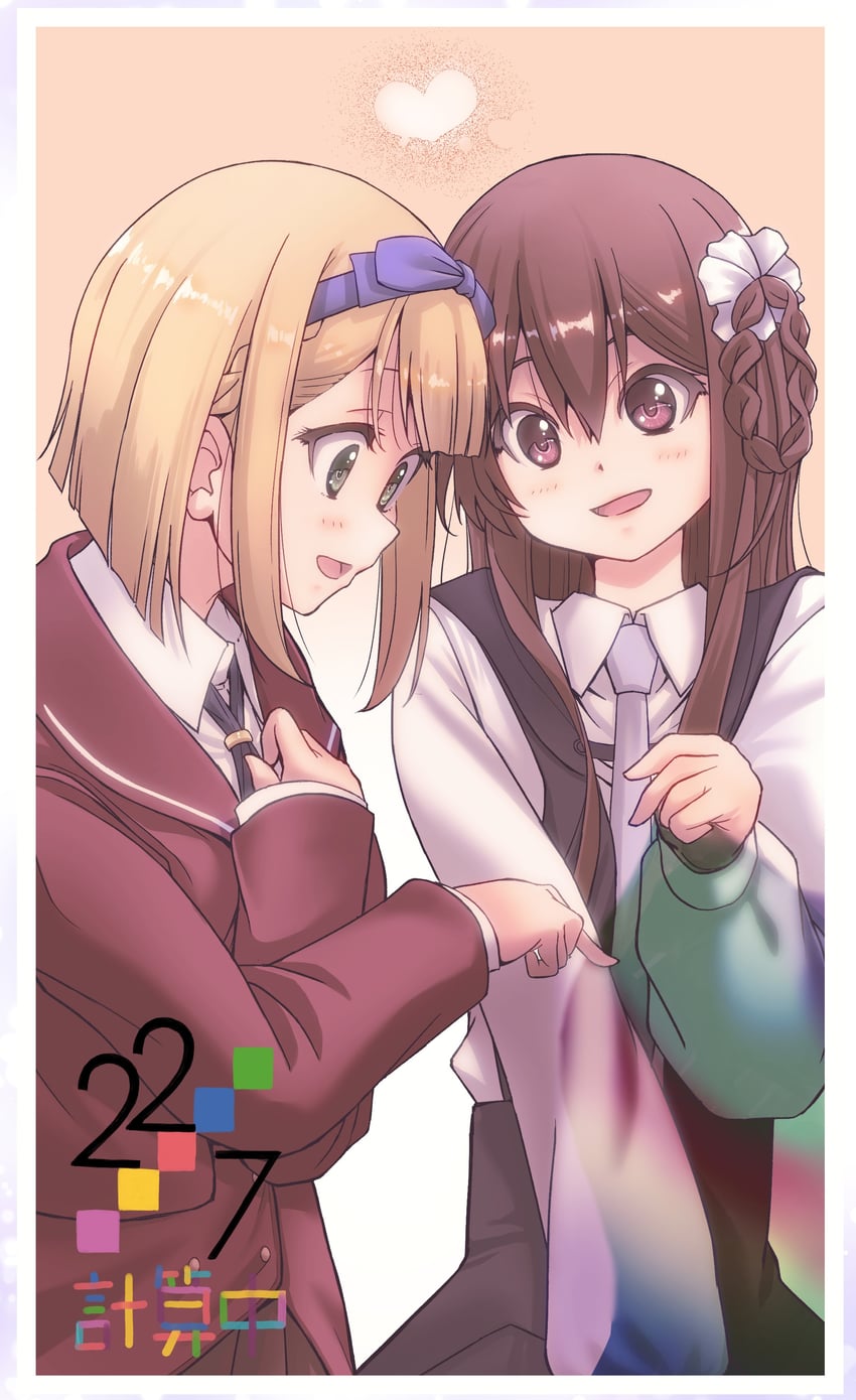 saito nicole and tachikawa ayaka (22/7) drawn by mid227