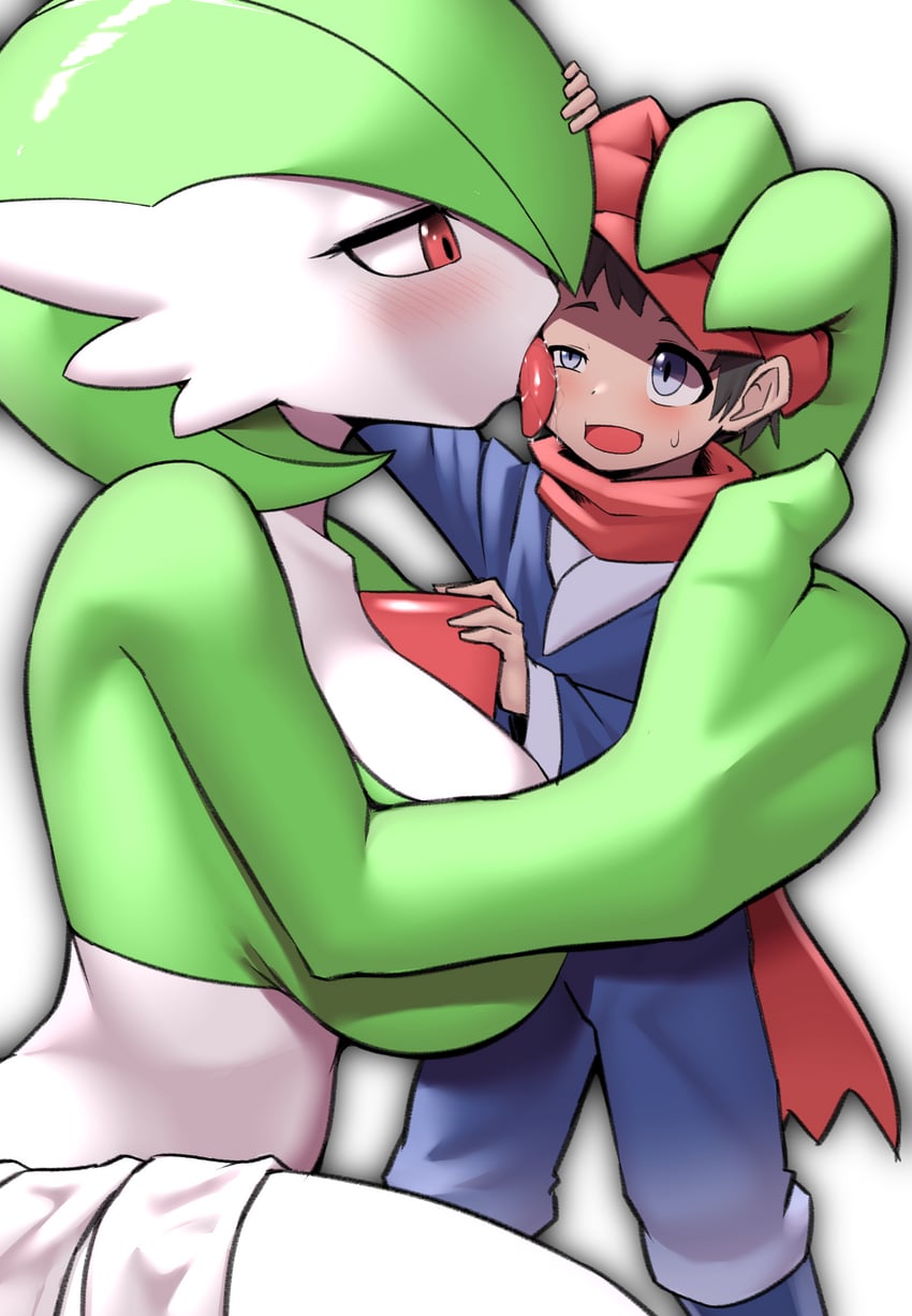 gardevoir and rei (pokemon and 1 more) drawn by pero_(pero7762)