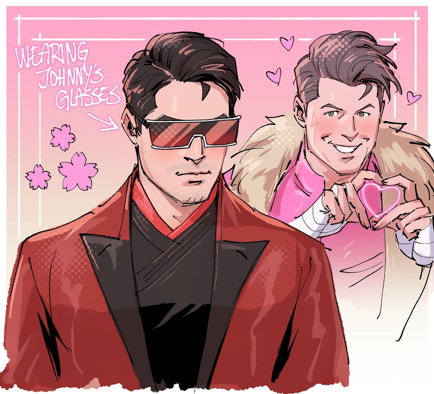 johnny cage and kenshi (mortal kombat and 1 more) drawn by kalamari