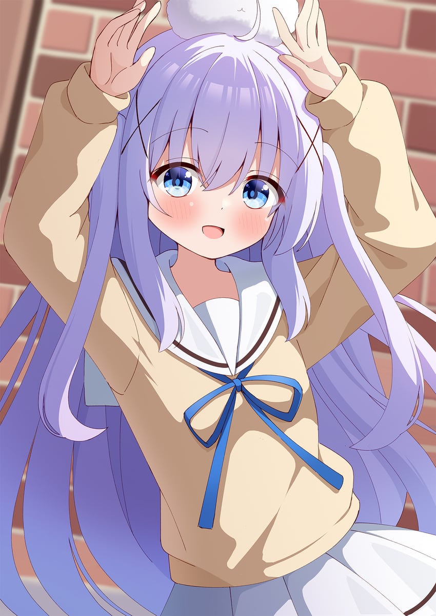 kafuu chino and tippy (gochuumon wa usagi desu ka?) drawn by azel_(laevateinn495)