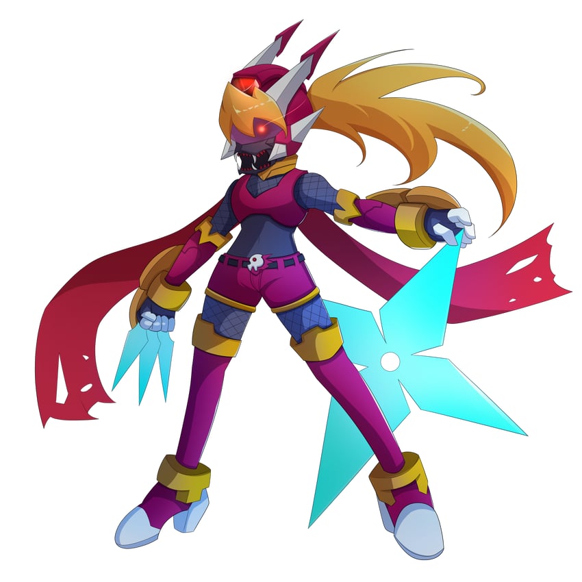 ciel and model p (mega man and 2 more) drawn by rytopen
