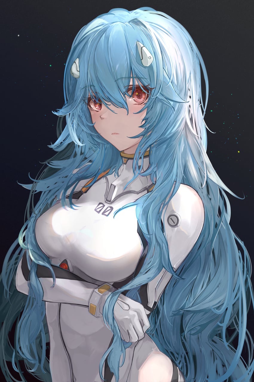 ayanami rei (neon genesis evangelion and 2 more) drawn by asaikeu