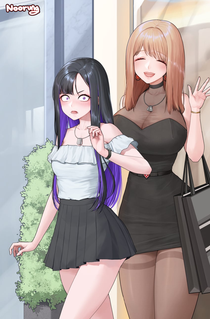 emma and eunhwa (goddess of victory: nikke) drawn by noorung