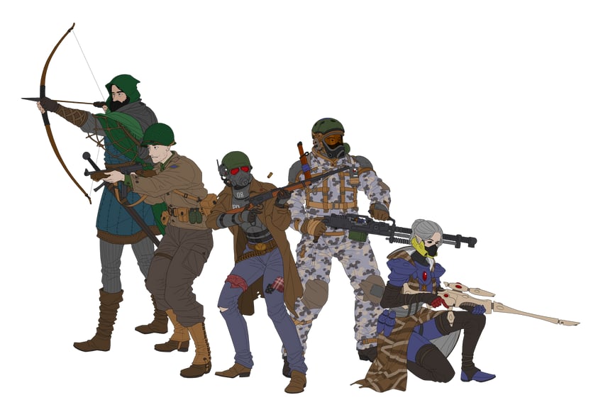 ncr veteran ranger (warhammer 40k and 3 more) drawn by user_durv7353