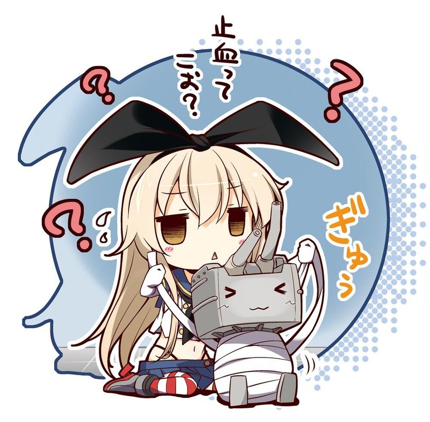 shimakaze and rensouhou-chan (kantai collection) drawn by yume_no_owari