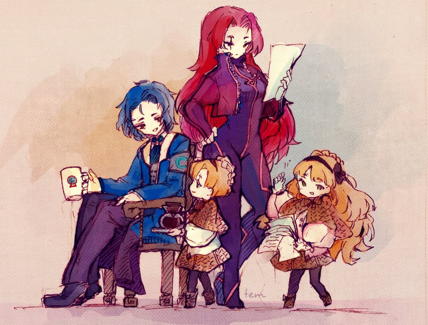 chesed, gebura, tiphereth a, and tiphereth b (project moon and 1 more) drawn by temari_momiji