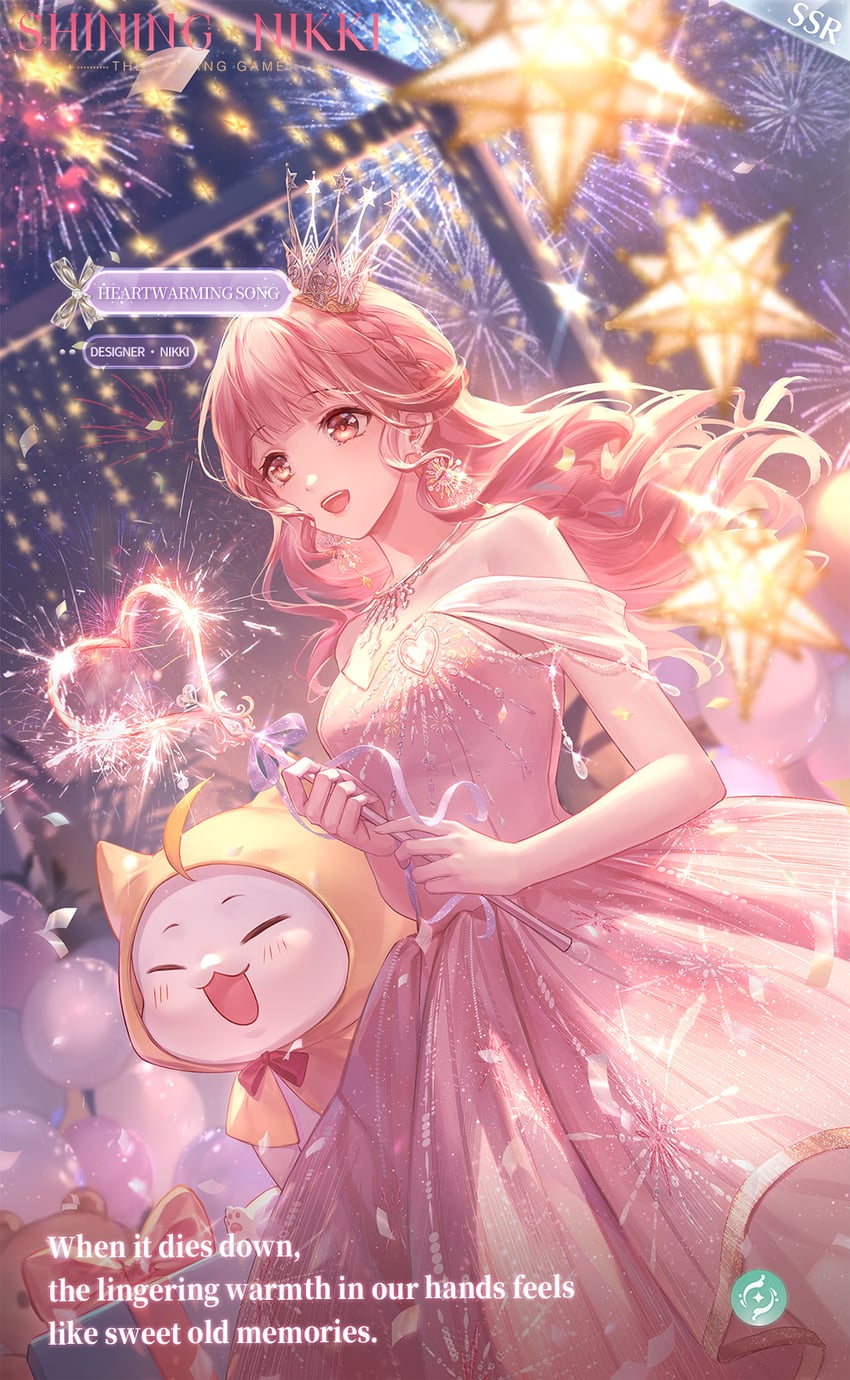 nikki, momo, and heartwarming flame (nikki and 1 more)