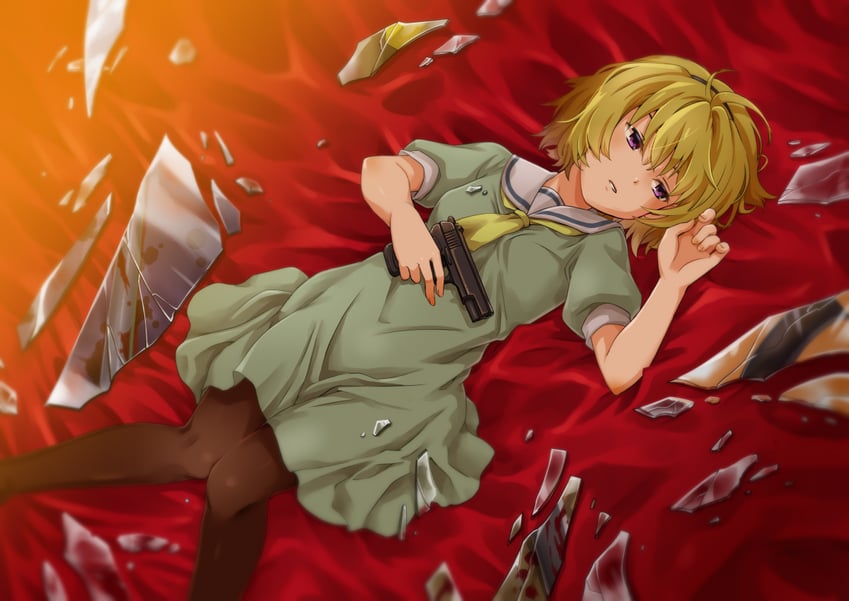 houjou satoko (higurashi no naku koro ni and 1 more) drawn by chigayasan