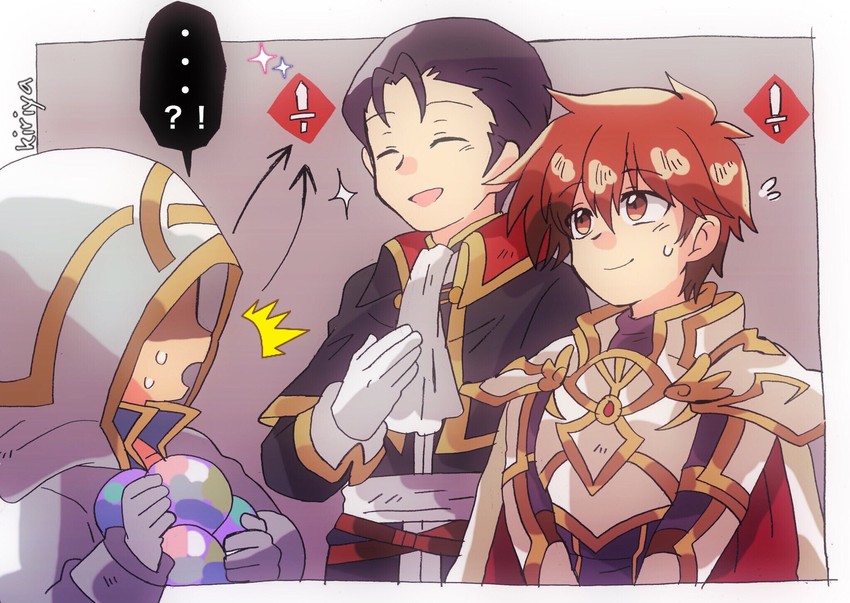 kiran, reinhardt, and leif (fire emblem and 3 more) drawn by kiriya_(552260)