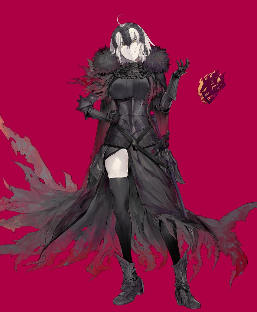 jeanne d'arc alter (fate and 1 more) drawn by hiro_(user_negm3832)