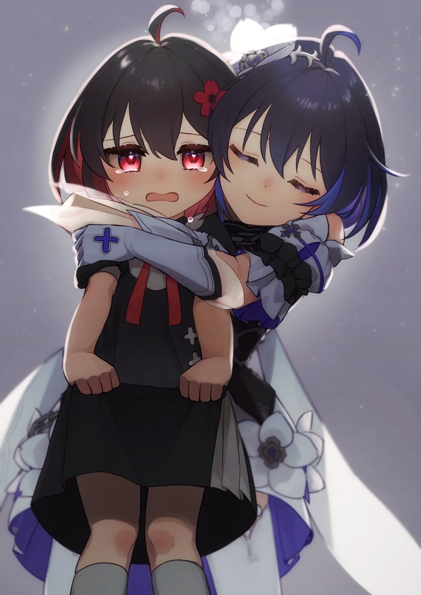 seele vollerei and seele (honkai and 1 more) drawn by konnyaku_kyuudai