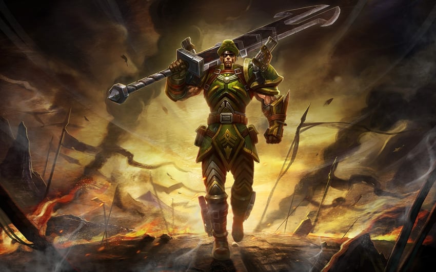 jarvan iv and commando jarvan iv (league of legends) drawn by ji_zhang