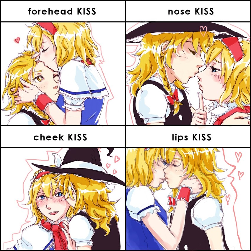 kirisame marisa and alice margatroid (touhou) drawn by maarika