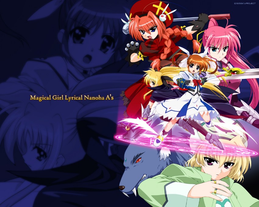 fate testarossa, takamachi nanoha, raising heart, vita, signum, and 6 more (lyrical nanoha and 2 more)