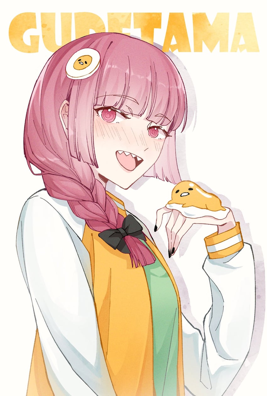 hiroi kikuri and gudetama (bocchi the rock! and 1 more) drawn by yuqiufeng325
