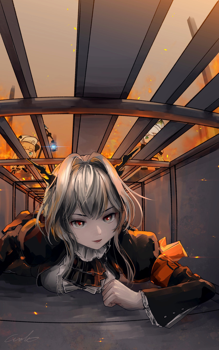 kal'tsit, talulah, and nightingale (arknights) drawn by welt_(kinsei_koutenkyoku)