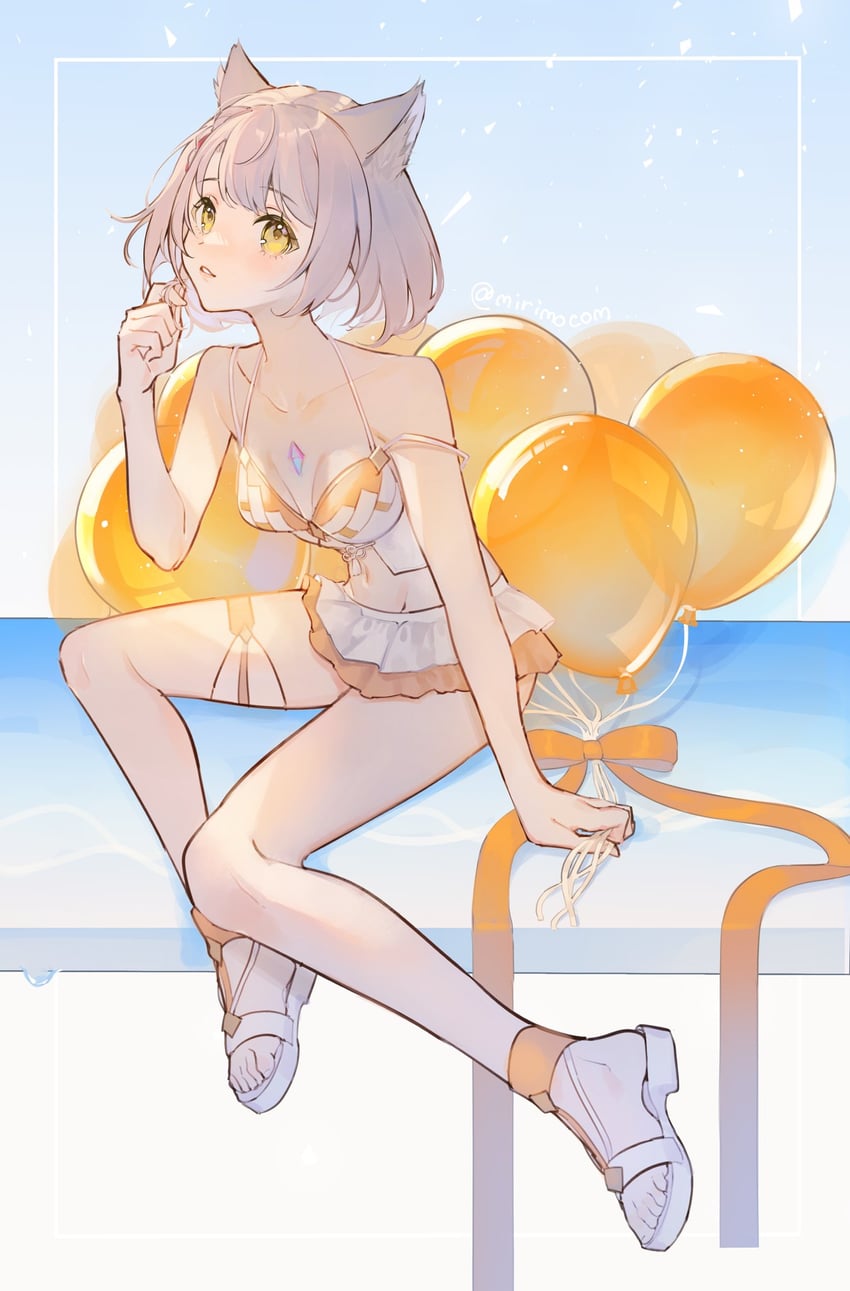 mio (xenoblade chronicles and 1 more) drawn by comumo