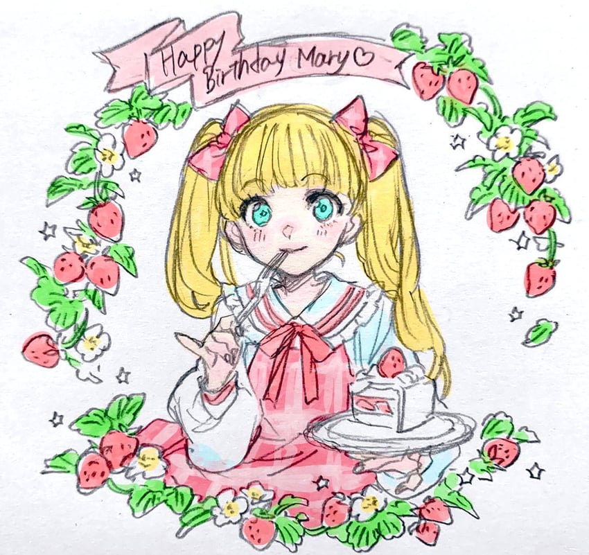 mary cochran (idolmaster and 1 more) drawn by gacho_p