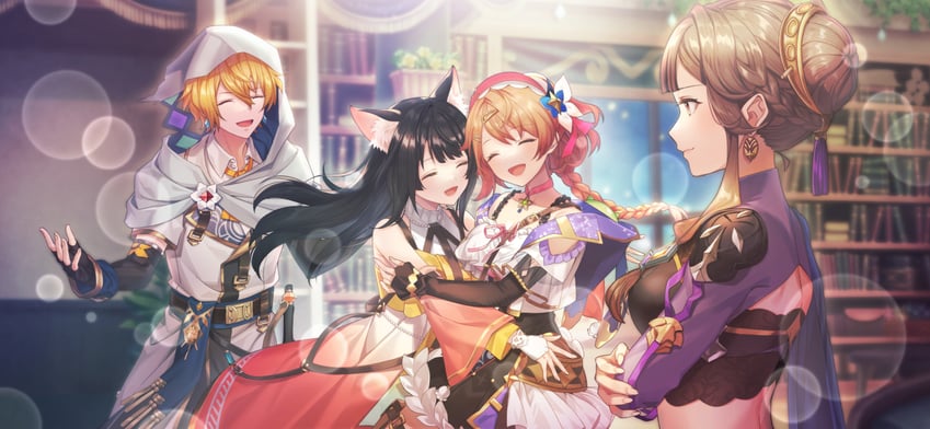 resna sternenlicht, izana kokoschka, roman kalman, and saskia (atelier and 1 more)
