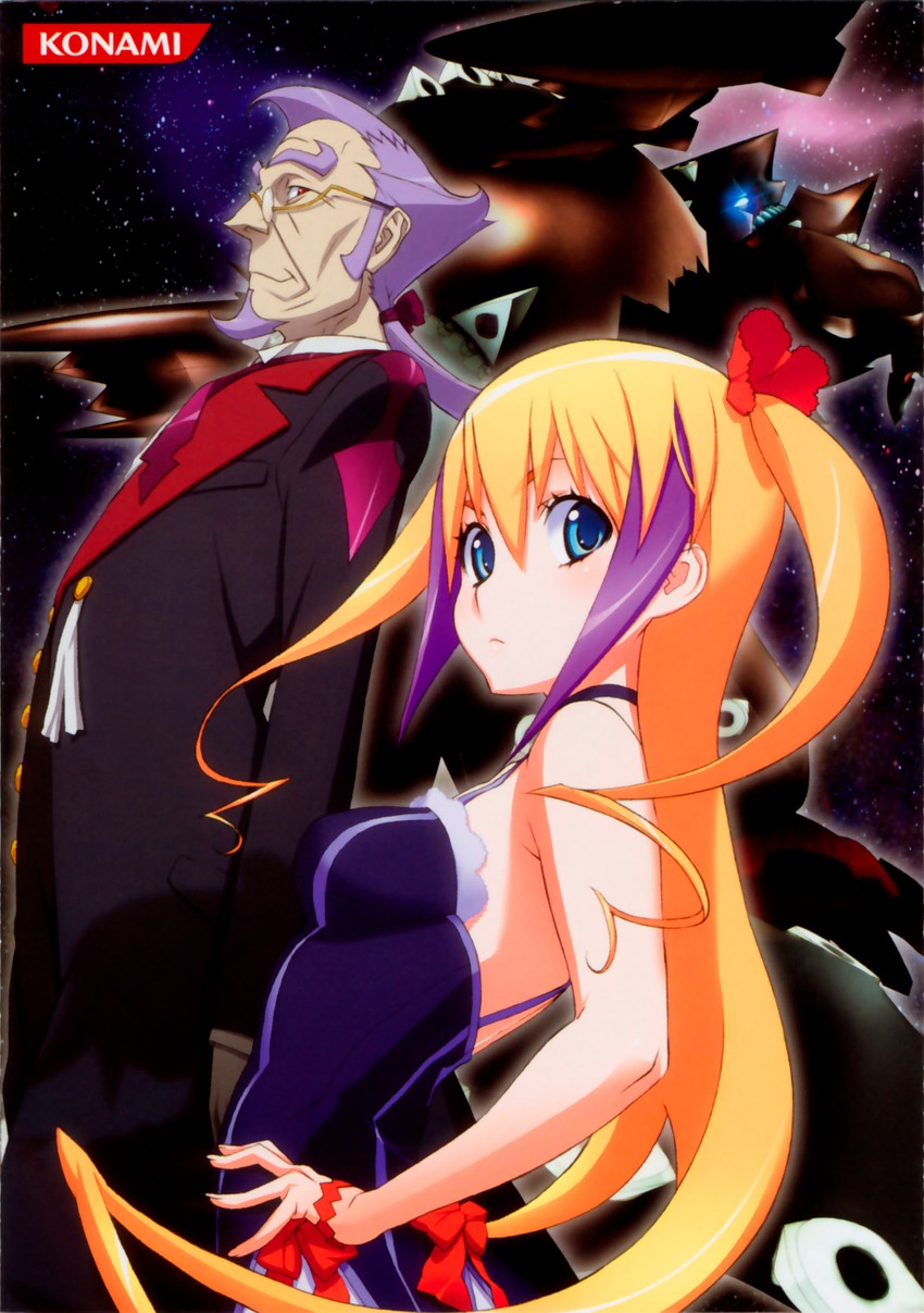 jacqueline baumgold and amadeus (dragonaut and 1 more) drawn by uno_makoto