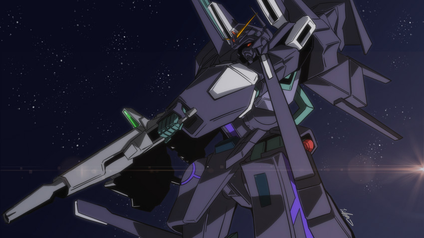 silver bullet suppressor (gundam and 1 more) drawn by lilya_(lilya_litvak)