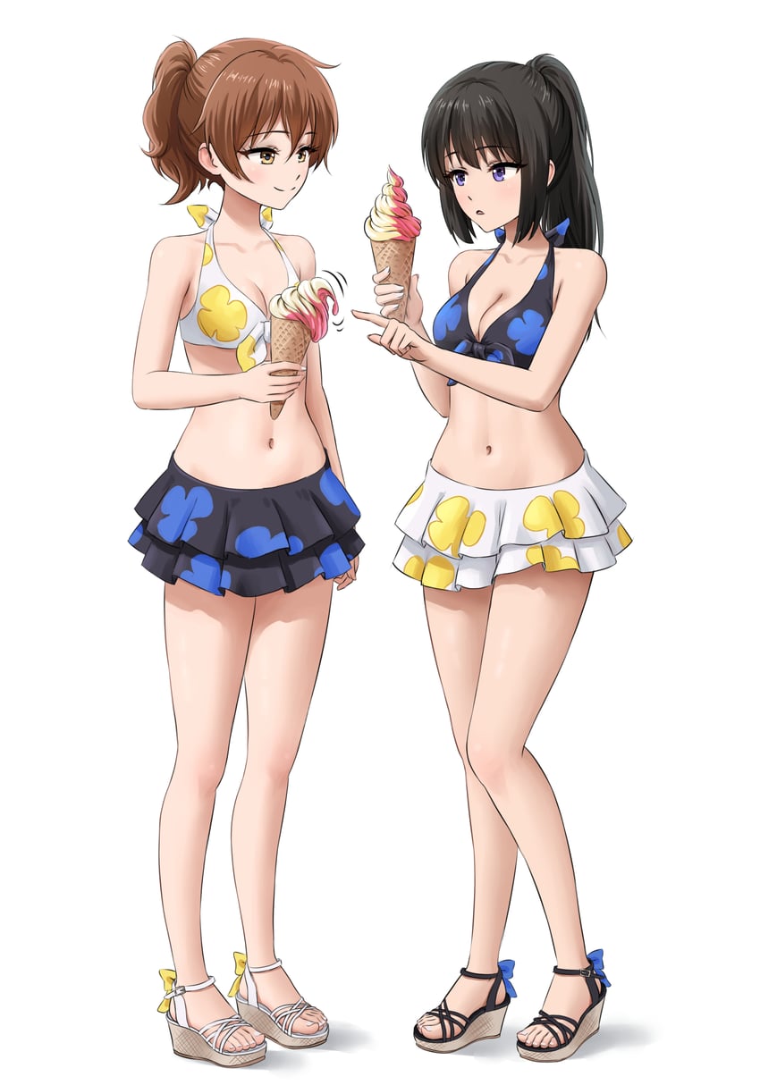 oumae kumiko and kousaka reina (hibike! euphonium) drawn by leo_queval