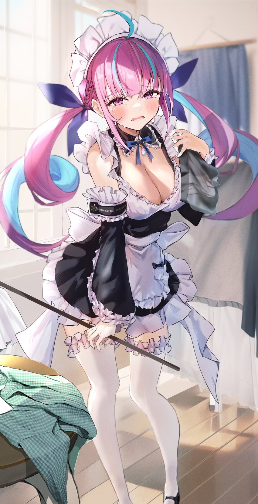 minato aqua (hololive and 1 more) drawn by mugiusagi