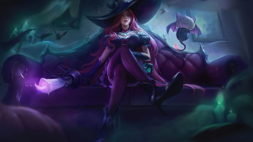 miss fortune and bewitching miss fortune (league of legends) drawn by orange919_(zzh)