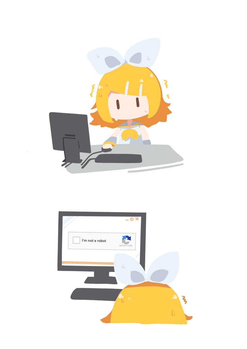 kagamine rin (vocaloid and 1 more) drawn by mizushi_sora