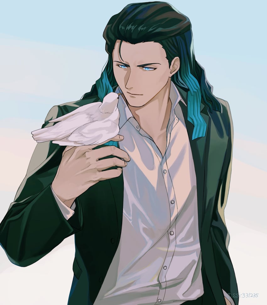 nikola tesla (fate and 1 more) drawn by sosaka