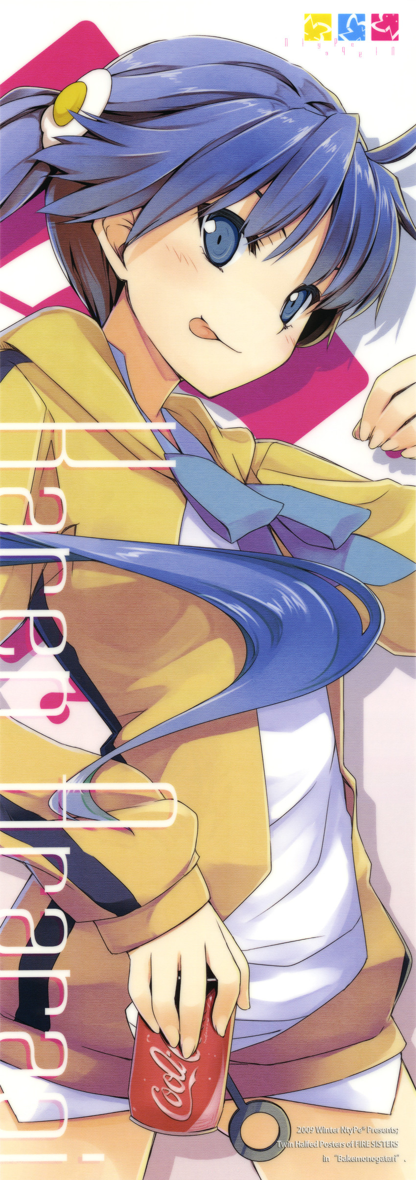 araragi karen (monogatari and 2 more) drawn by mizoguchi_keiji