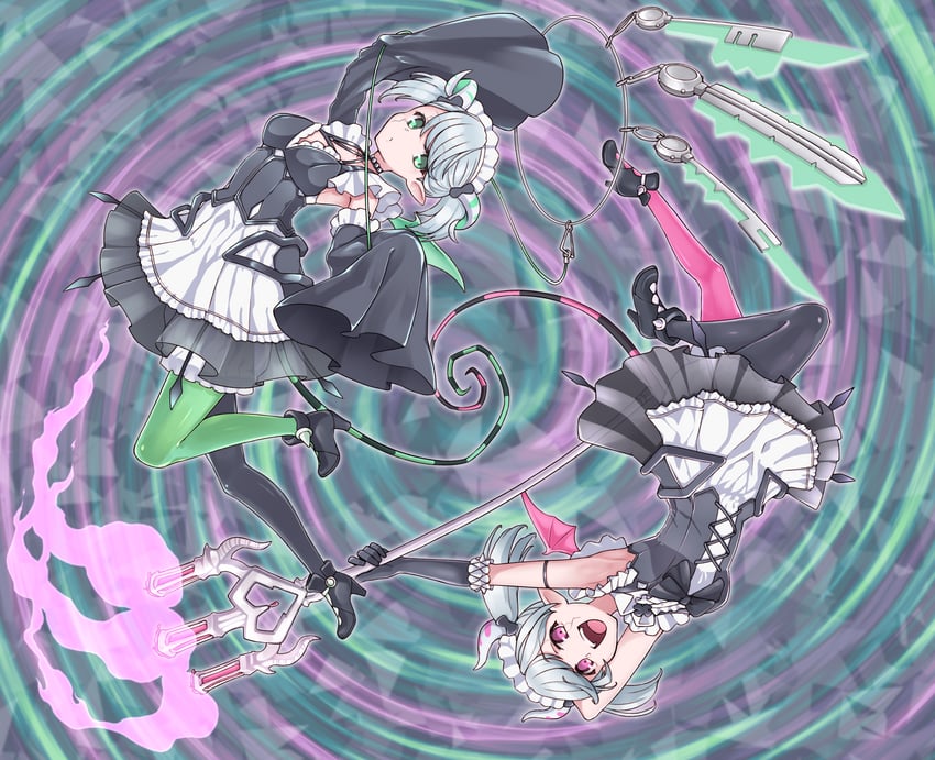 arianna the labrynth servant and arianne the labrynth servant (yu-gi-oh!) drawn by gyudon._(peilbanker)