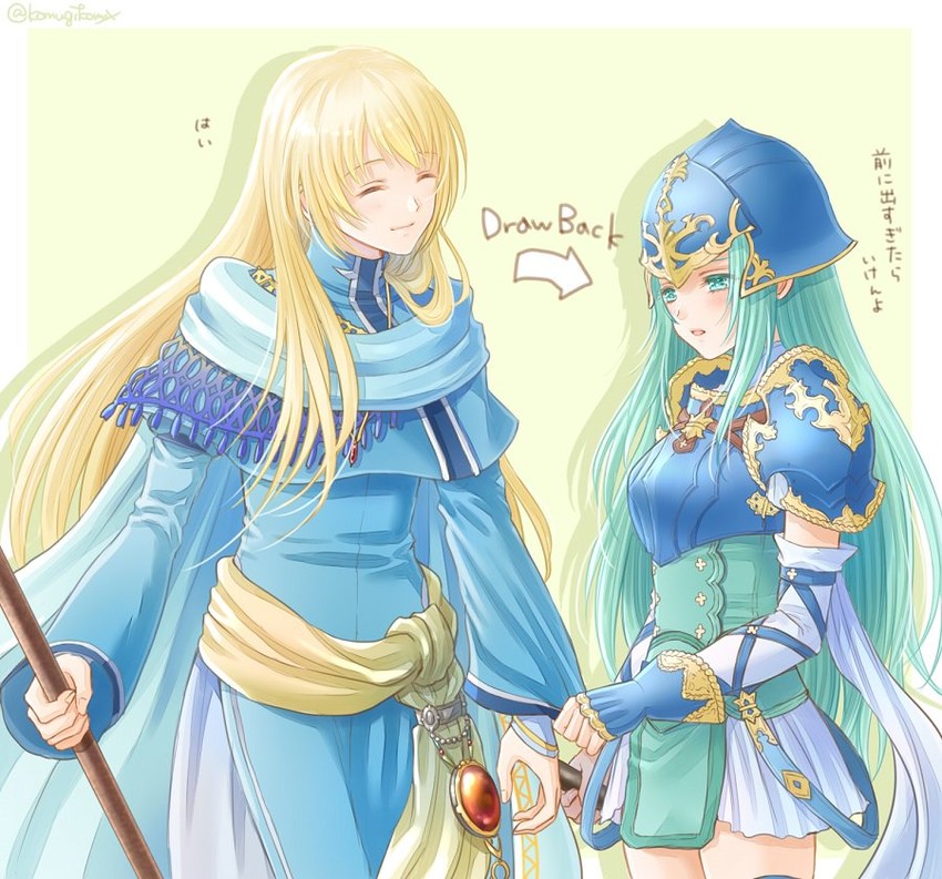 nephenee and lucius (fire emblem and 3 more) drawn by hanasaki_komugi