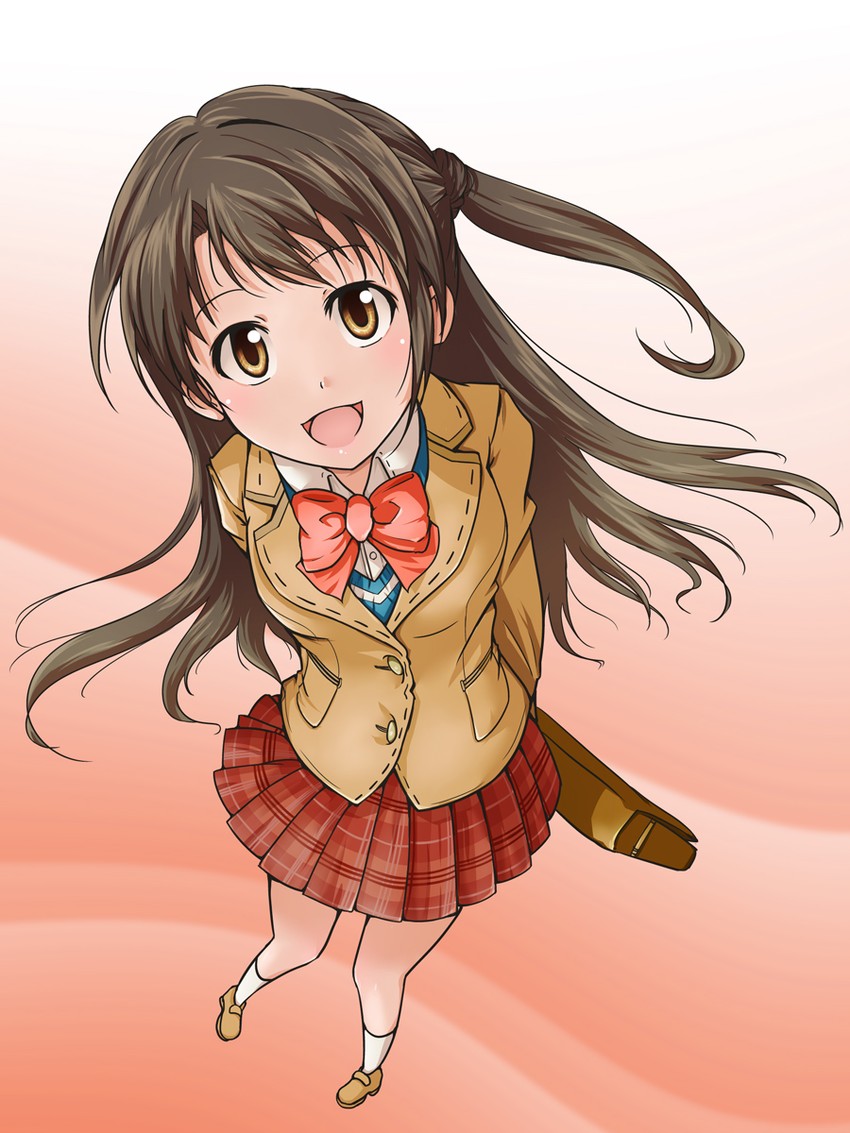 shimamura uzuki (idolmaster and 1 more) drawn by pobii