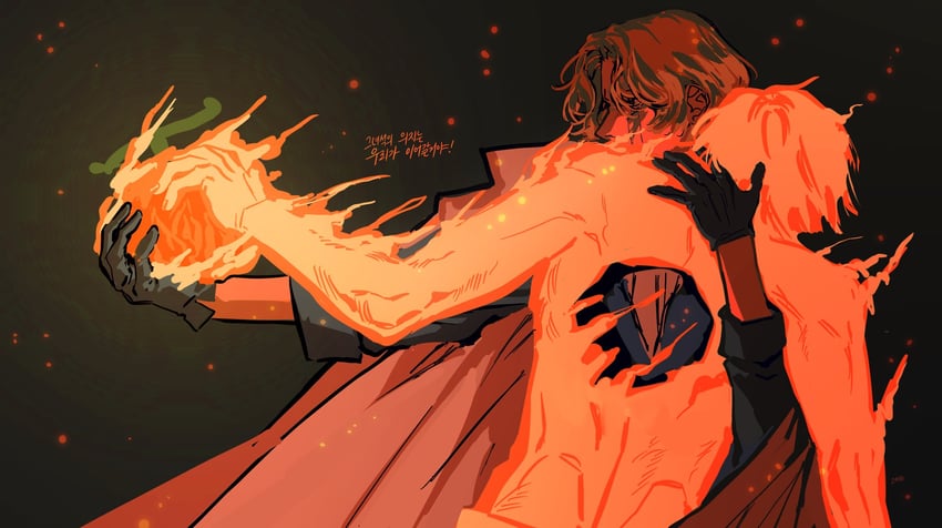portgas d. ace and sabo (one piece) drawn by leaff00