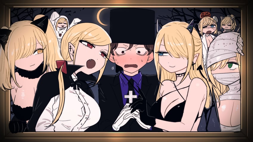 alice lendrott and bocchan (shinigami bocchan to kuro maid) drawn by inoue_koharu