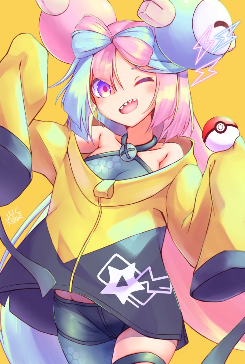 iono (pokemon and 1 more) drawn by kanimiso_(juutilainen77)