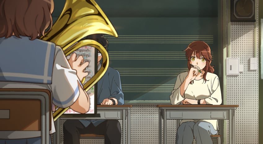 oumae kumiko and taki noboru (hibike! euphonium) drawn by fuyuhino